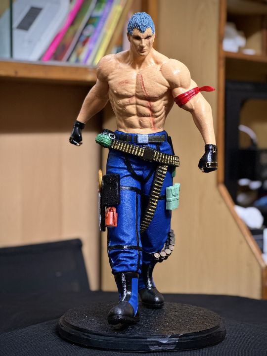 Bryan Fury Action Figure Statue Customized Hand Painted Tekken