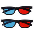 Universal red blue 3d glasses for dimensional anaglyph movie game. 