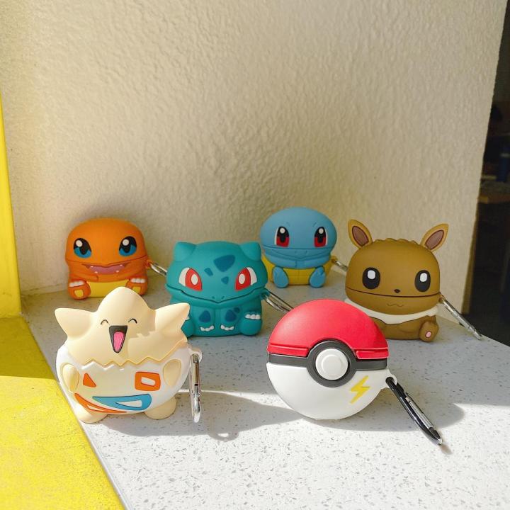 Pokemon Charizard Snorlax Squirtle Airpods Case Bulbasaur Togepi Charmander Airpods1/2/3 Pro Funda Airpod Case Bluetooth Headset