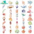 Green Home Scrapbook Stickers Diverse Cartoon Decals Scrapbook Luggage Graffiti Stickers. 