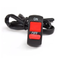 BIKE HANDLE SWITCH FOR ON/OFF-SWITCH FOR FOR LED LIGHTS-Universal Motorcycle Handlebars Switch ON/OFF Button Connector 12V Bike Handle Bar Stop Switch For LED Spotlight. 
