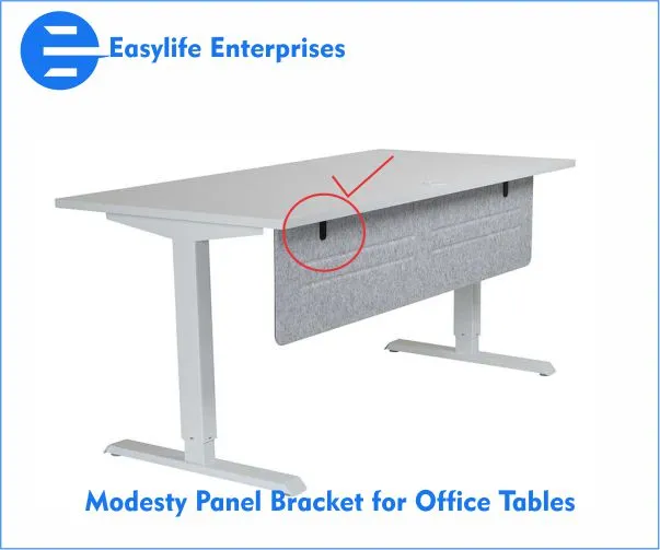 Zinc%20alloy%20baffle%20panel%20bracket%20decoration%20L-shaped%20desktop%20screen%20clamp%20support%20arm%20baffle%20installation%20fixture%20-%20Image%202