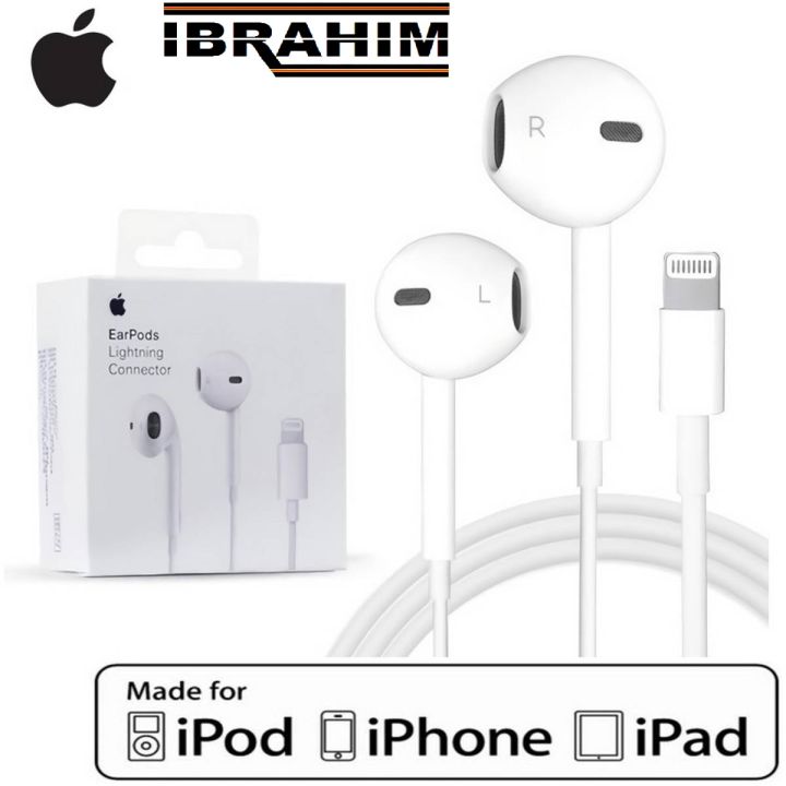 Iphone Handsfree Connector, Iphone Handfree With 8 Pin Connector  Genuine Iphone Handsfree With 8-Pin Connector/ Original 8-Pin Connector Handfree Compatible For Iphone 7/ 7+/ 8/ 8+/ X/ 11/ 12/ 13/ Pro/ Max/ iOS Devices