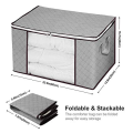 New Waterproof Home Storage Foldable Bag Oxford Cloth Bedding Suits Pillows Organizer Zipper Bag. 