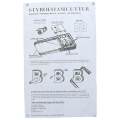 1Set Hot Wire Foam Cutter Small Electric Styrofoam Polystyrene Craft Tool. 