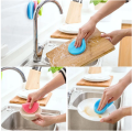 Pack of 3 - Silicone Sponge Dish Washing Kitchen Scrubber - Dish Sponge Kitchen Sponges Dishes Silicone Scrubber Kitchen Sponge Dish Sponges Gadgets Brush Accessories Cleaning Washing Scrub. 