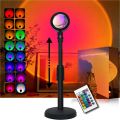 Remote Control Sunset Lamp Projector 16 Colors Changing RGB | Mobile Photography Backgrounds Accessories Lighting Kit Wallpaper. 