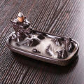 Ceramic Backflow Dragon Incense Burner Cones Stick Holder Censer Home Ornament. 