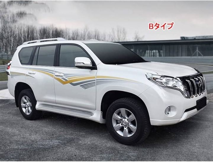 car side decal body stickers for Toyota LAND CRUISER PRADO2010