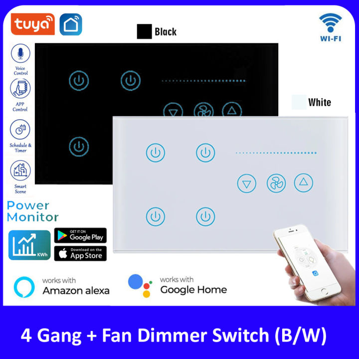 Tuya%20Smart%20WiFi%204%20Gang%20+%20Fan%20Wall%20Touch%20Switch%20-%20Remote%20Control,%20Voice%20Control,%20Compatible%20with%20Alexa%20&%20Google%20Assistant,%20Home%20Automation%20for%20Lights%20&%20Fans%20-%20Image%202