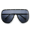 Liu Yifei Trendy Large Frame Integrated Sunglasses One-Piece Beige Nail Sunglasses Fashion Integrated Goggles. 