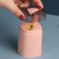 Creative Toothpick Holder Automatic Toothpick Dispenser Wheat Straw Toothpicks Container. 