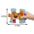 48 Pcs Jumbo Jigsaw Puzzles For Kids Animals Floor Puzzle For Teenagers Fun and Challenging Family Game (Zoo Animals). 