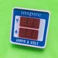 INSPIRE 2in1 AC Digital Voltmeter Ampmeter Dual Display Digital Volt Ampere Meter LED Indicator Voltage Meter Mini Volt Amp Tester Panel Panel Meter. 