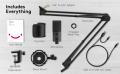 FIFINE USB Gaming Streaming Microphone Kit for PC Computer, Condenser Mic Set with Arm Stand Mute Button & Gain, Mic Studio Bundle for Podcast Recording , USB C & A -T683. 