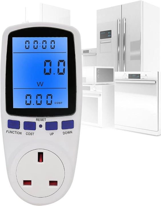 220v KWH Power Meter Plug Energy Monitor Watt energy meter Backlight LCD Display
