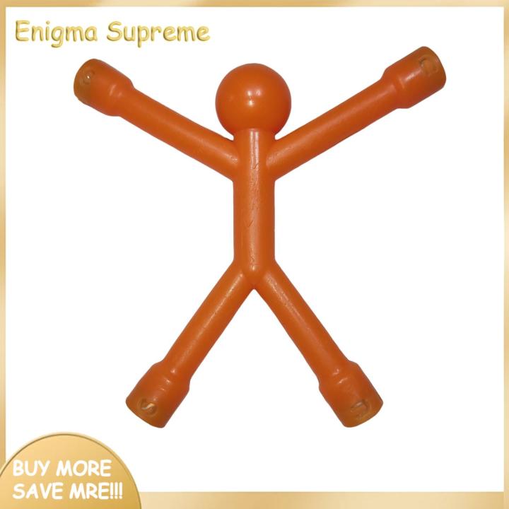 Enigma- Mini People Toy Colorful Humanoid Fridge Magnet Stress Relief Toy Fun Mini People Fidget Toy for Home Office Travel Perfect Christmas Gift for Kids Adults Magnetic Man Toy