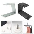 Aluminum Alloy Headphone Hanger Holder Wall Mount Headset Stand Desk Display Bracket Hanging Hook Earphone Rack. 