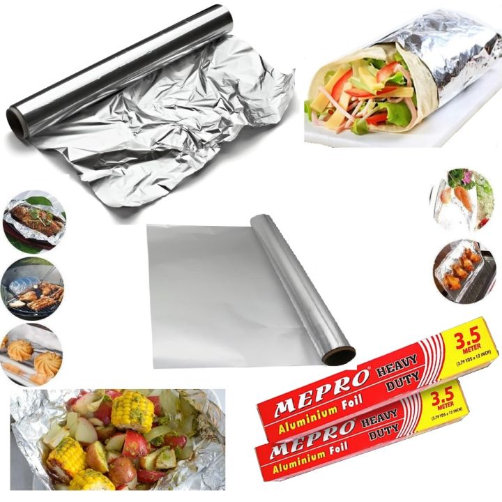 Aluminium Foil Sheet 3.5 Meter | Aluminum Foil Sheet For Kitchen | Aluminum Foil Paper For Cooking Food Wrapping | Aluminium Foil Paper Roll