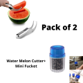 Pack Of  2 Mini Faucet Tap Water Filtration Cartridge Water Melon Cutter. 