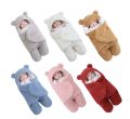 The Royal Bedding Newborn Baby Wrap Blankets Fleece Sleeping Bag Envelope – Soft, Warm & Comfortable for Babies (0-6 Months, 13x28 inches). 