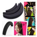 Set Of 3 Hair Moon Shape Puff And Donut Bun Hair DIY Volume Increase Puff Sponge Pad Bump Up Insert Base. 