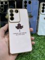 Vivo V27e Back Cover Luxury 6D Plating Soft Case Camera Lens Protection Square Frame Silicone Glossy Shockproof Mobile Phone Cases- Vivo V27e Girls & Boys Back Cover. 