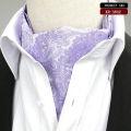 British men's formal dress, wedding scarf, shirt, Paisley scarf. 