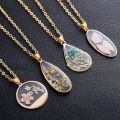 1Pcs Transparent Acrylic Preserved Fresh Hibiscus Flower Charms Eternal Dried Petal Specimens Resin Pendant Alloy Chain Necklace. 