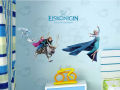 Frozen Elsa and Kristoff Wall Sticker Removable. 