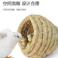 Rutin chicken nest chicken grass nest net red mini cottage fence platform breeding box special full set of landscaping supplies package. 
