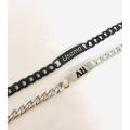 silver coustamiz bracelet for boys and man. 