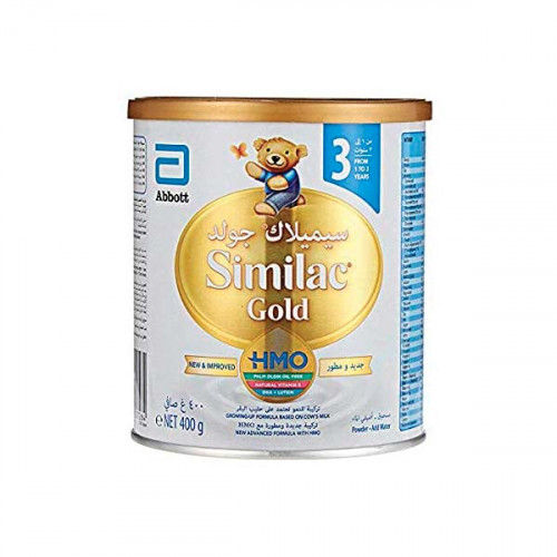 Similac Gold 3 HMO Formula Infant Baby Powder Milk, 400g
