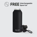 950ml 32oz MONTiGO ACE Bottle Durable Stainless Steel Temperature Retention and Leak-Proof Water Bottle with FREE spout lid. 