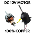 12V DC High Speed Air Cooler Baleno Motor – 100% Pure Copper | 3200 RPM | Dual Ball Bearing | DC 12 Volt Motor For Air Cooler & Stand Fan Original Baleno High Speed Motor Fully Copper Winding | Limited Seats Available. 