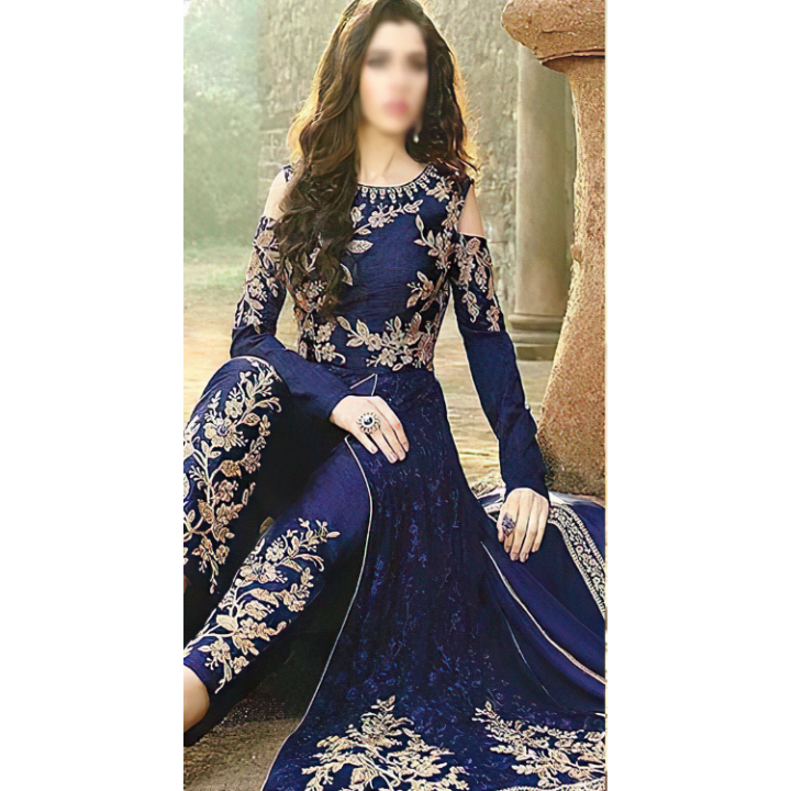 Chiffon%20Embroidered%20Maxi%20Dress%204-Side%20Embroidered%20Dupatta%20SM-07%20Navy%20Blue%20-%20Image%202