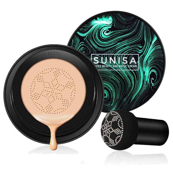Mushroom Head Air Cushion BB CC Cream Moisturizing Air-permeable Natural Conceal Foundation (Waterproof)