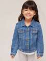 Girls Kids Denim Jeans Jacket Premium Brand Export Quality. 