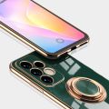 For Samsung Galaxy A32 5G Luxury Electroplating Soft TPU One-piece Shell with Ring is Compatible case. 
