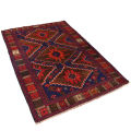 Beautiful Handmade Pure Wool Nomad People Living Room Kaleen  4'3 x 6'1 (ft)  #R19938. 