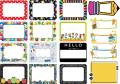 School Name Label Stickers Sheet I Label Stickers Sheet  I Book and Copies Label Name Tag Stickers Sheet  I  Name Tag Stickers Sheet. 