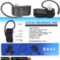 AXON A-155 Rechargeable Bluetooth In-Ear Hearing Aid with Volume Control, Black. 