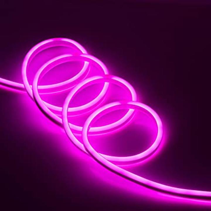DC 12V Purple Neon Flexible Strip Light Rope Light Waterproof For Indoor Outdoor Decoration In Pakistan WITHOUT ADAPTER