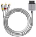 6amLifestyle Wii AV Cable, Gold Plated Composite Audio Video Lead 3-RCA Composite TV Cable Compatible with Nintendo Wii & Wii U Game Console(1.8M/5.9feet). 