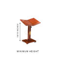 WOODAKH Height Adjustable Stand Ramadan Gift Rihal - Rehal Parents Gift. 