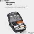 BAGSTREET 15.6 Laptop Backpack with USB Port, Water Proof, Shock Proof, Unisex Travelling Backpack - Black. 