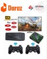 Video Game Stick Controllers 64GB - 10,000 Retro Games, 2-Player Wireless Controllers, 4K Gaming. 