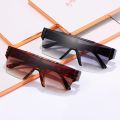 Sweet Basil Oversized Frame Sunglasses Men Women One Lens Goggles Big Sun Glasses Rimless Eyewear Uv400 Gafas De. Sol. 