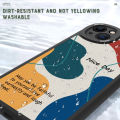Jizetin for Samsung A33 5G Back Cover Colorful Graffiti Lambskin Texture PU Leather Back For Girls Boys Soft Phone Case. 