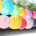 Hanging Paper Lanterns For Birthday, Wedding, Bridal Shower & Other Party Event Decorations, 1 piece Large Pleated Round Colorful Paper Lanterns, Home Decoration, Chinese Japanese Hanging Accordion Lantern, Baby Shower Festival Supplies, 10 inch or 12 in. 